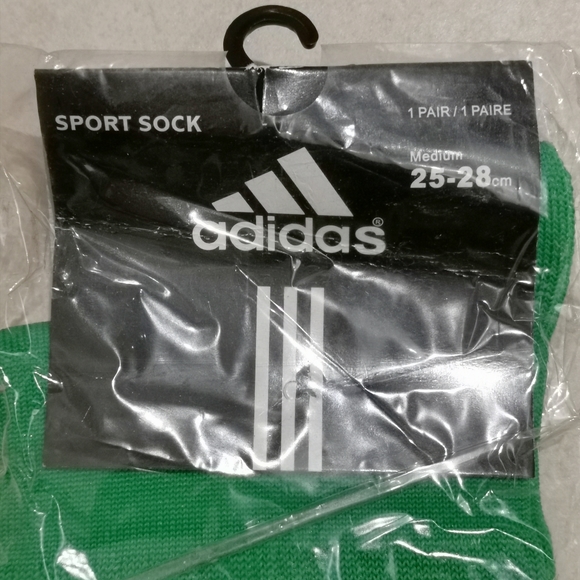 Nwt Adidas tall soccer socks stripes - Picture 3 of 4